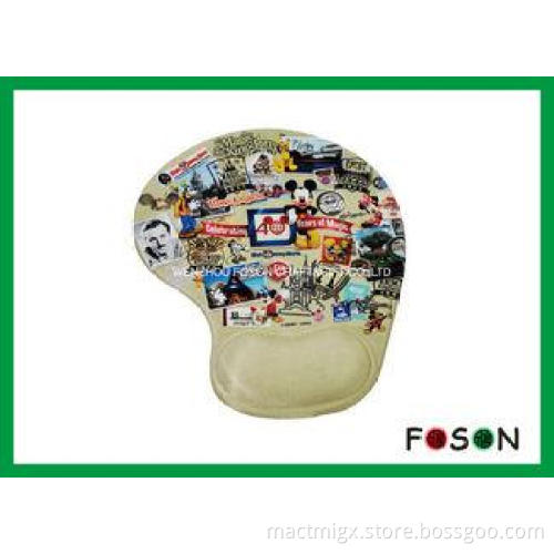 Customize Silica gel Mouse Pad With Wrist Support For Chris